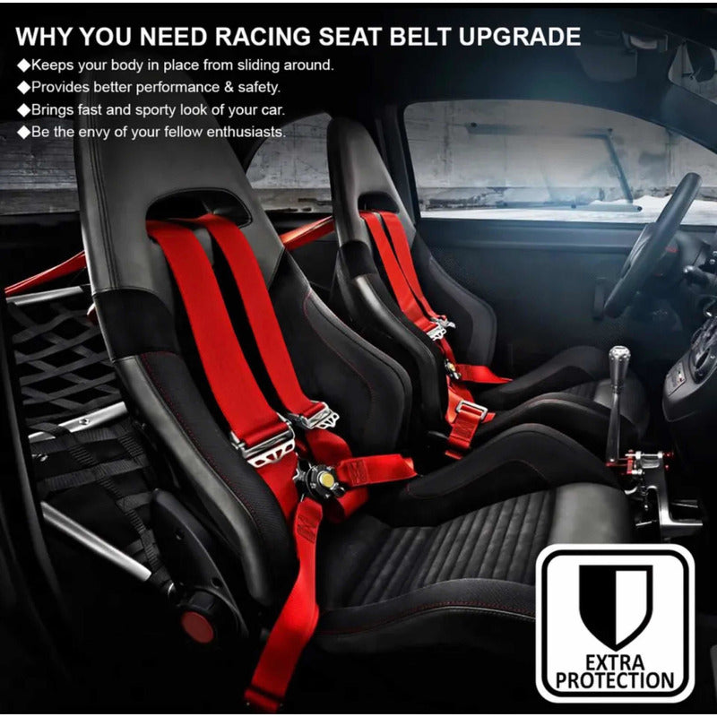 Red Racing Belts for Racing Seats