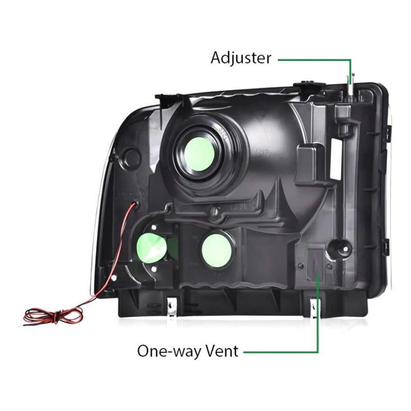 Faros Led Ford F-250 F-350 F-450 F-550 2005 2006 2007