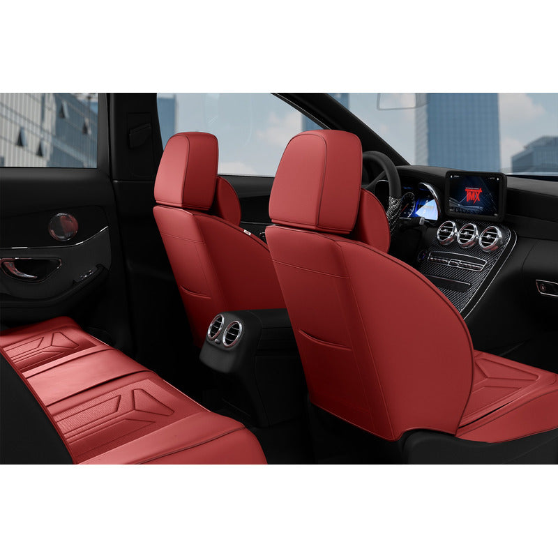 Juego De Cubre Asientos Cuero Lujo Ford Escape 2012 A 2016