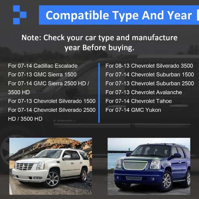 Manijas Chevy Silverado Tahoe Gmc Sierra Denali 2007 -2014 Delantera/trasera