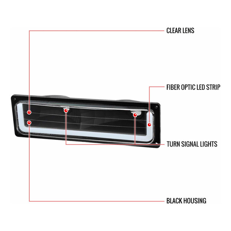 Led Quarters Chevrolet C10 GMC C/k 1988 to 1998