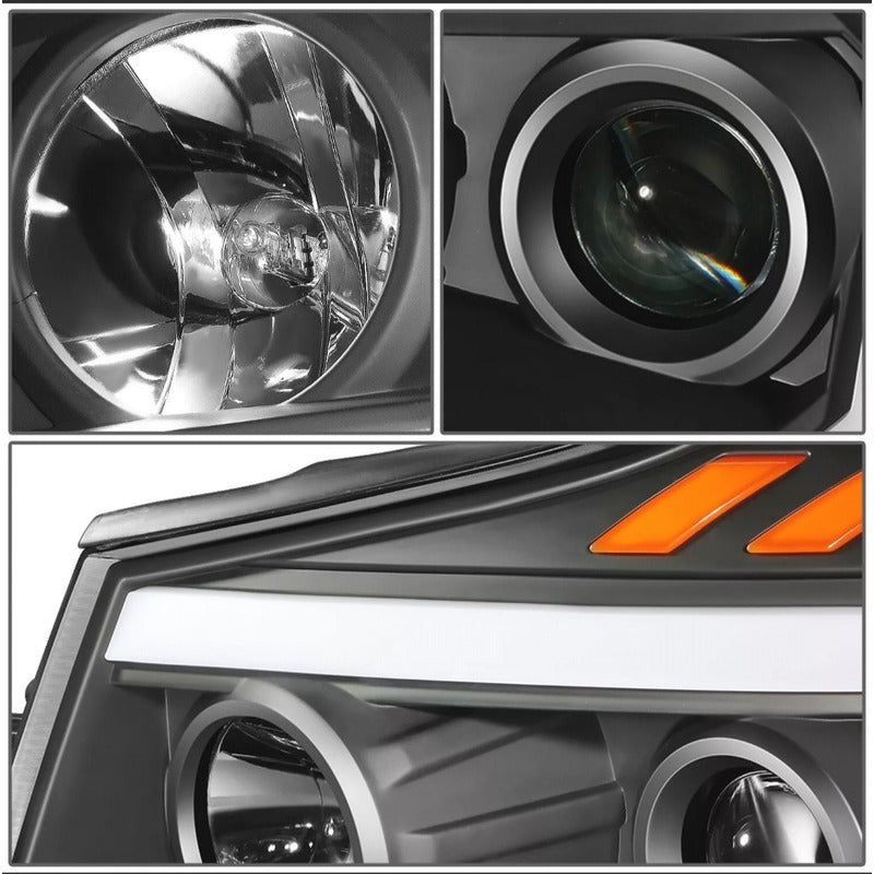 Faros Led Drl Para Nissan Titan Armada 2004 2005 2006 A 2015