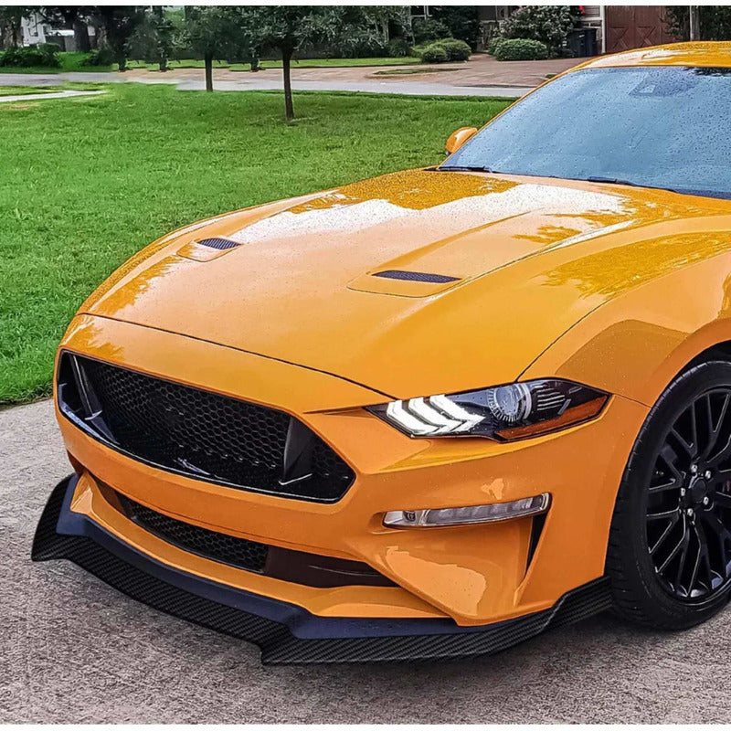 Lip Hidrografía En Fibra De Carbono Mustang 2018 2019 2020