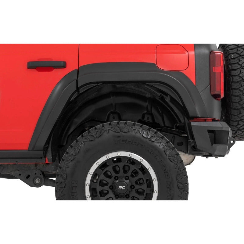 Cantoneras Laterales Rough Country Bronco 2021 A 2025 Negro
