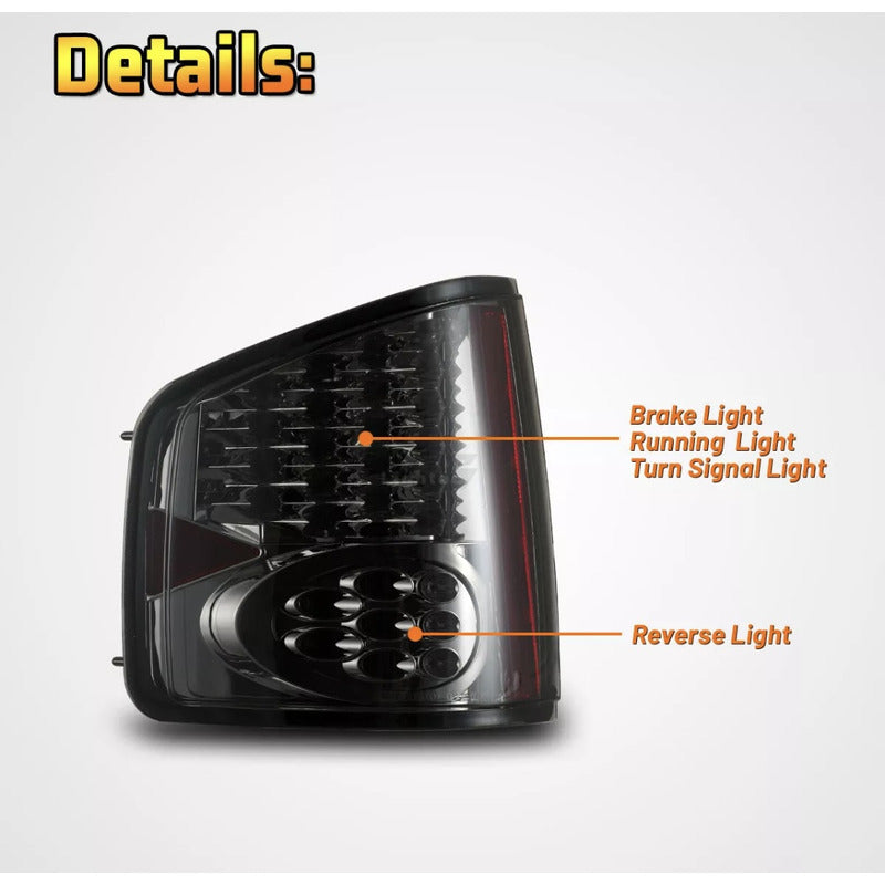 Calaveras Traseras Led Chevy S10 Gmc 1994 1995 A 2004