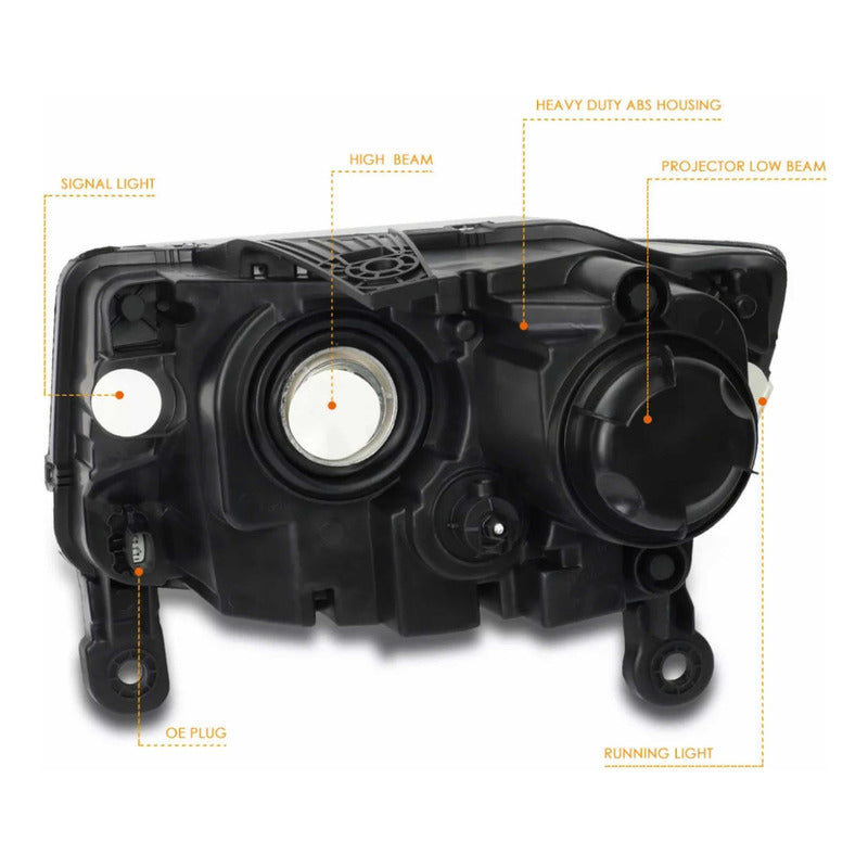Faros Proyector Ambar Para Grand Cherokee 2014 2015 2016