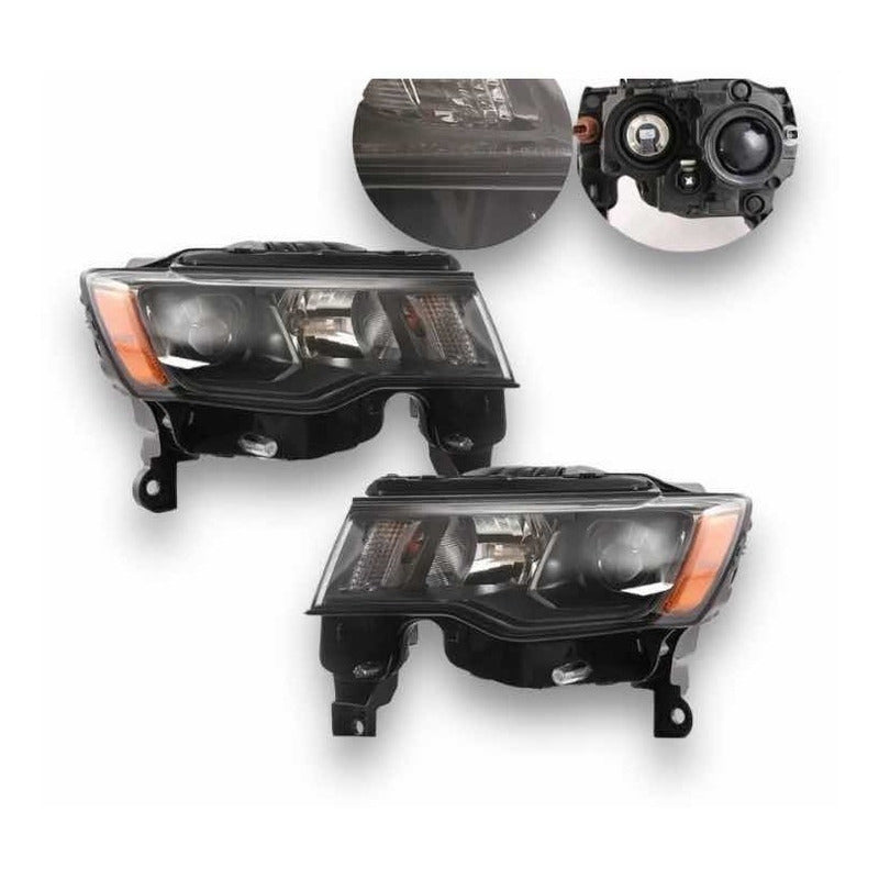 Faros Delanteros Jeep Grand Cherokee 2016 2017 A 2021 Par