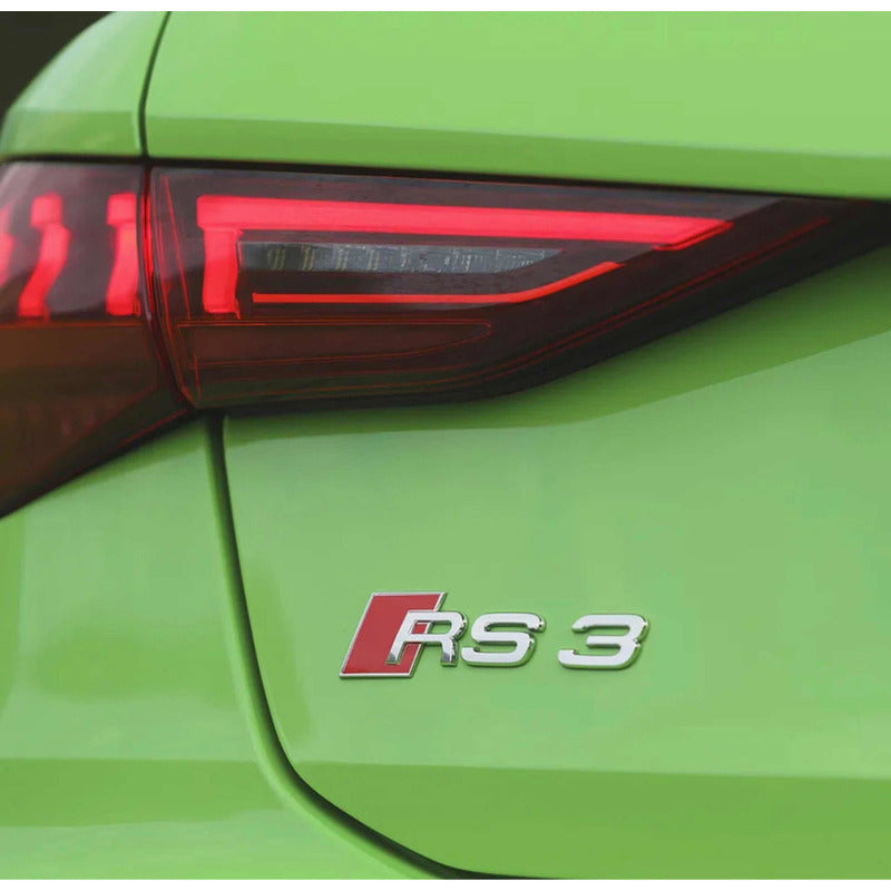 Emblem Sticker Rs3 Trunk Audi A3 S3 Rs3