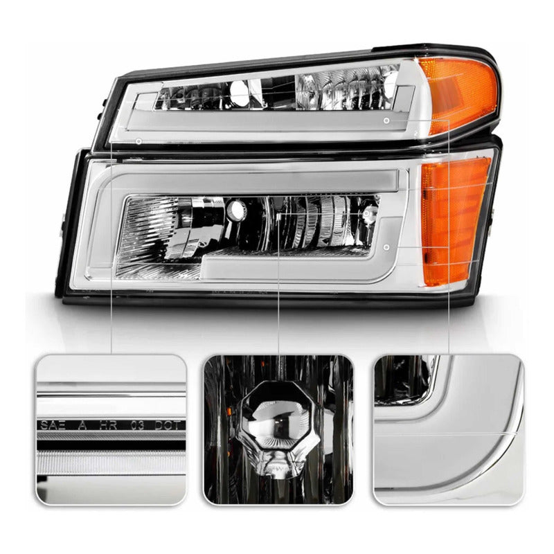 LED Headlights Chevrolet Colorado 2004 to 2012