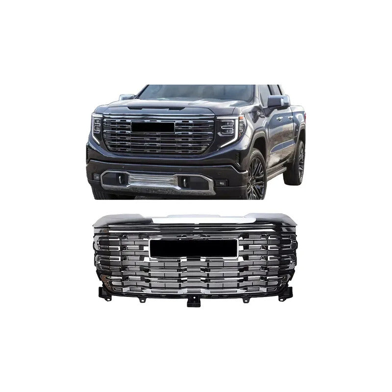 Parrilla Gmc Sierra 2022 2023 2024 Cromo Humo