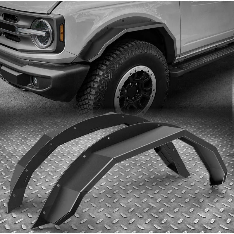 Cantoneras Delanteras Ford Bronco 4d 2021 2022 2023 2024 Negro
