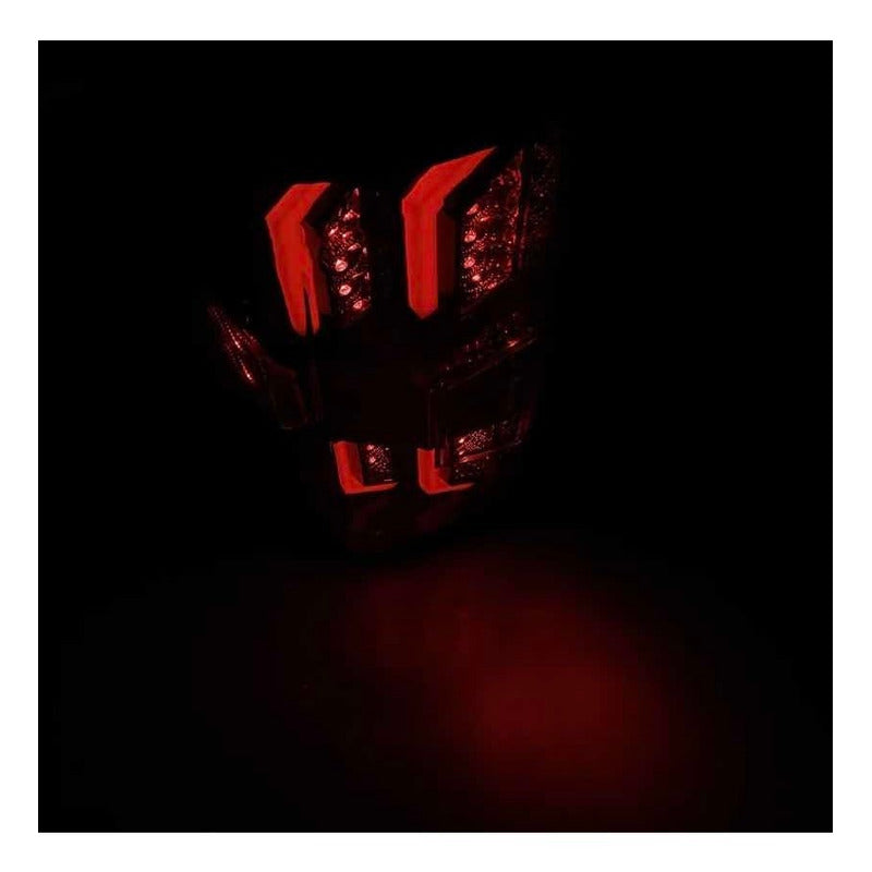 Calaveras Led Roja Silverado Cheyenne 2014 2015 2016 Trasparente