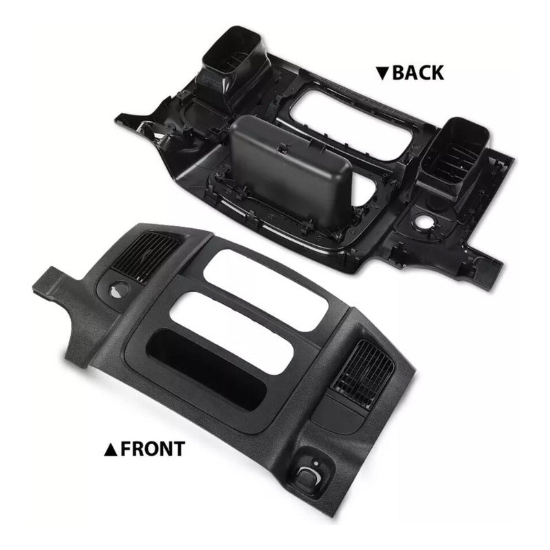 Bisel Consola Central Radio Dodge Ram 2002 A 2005 Negro