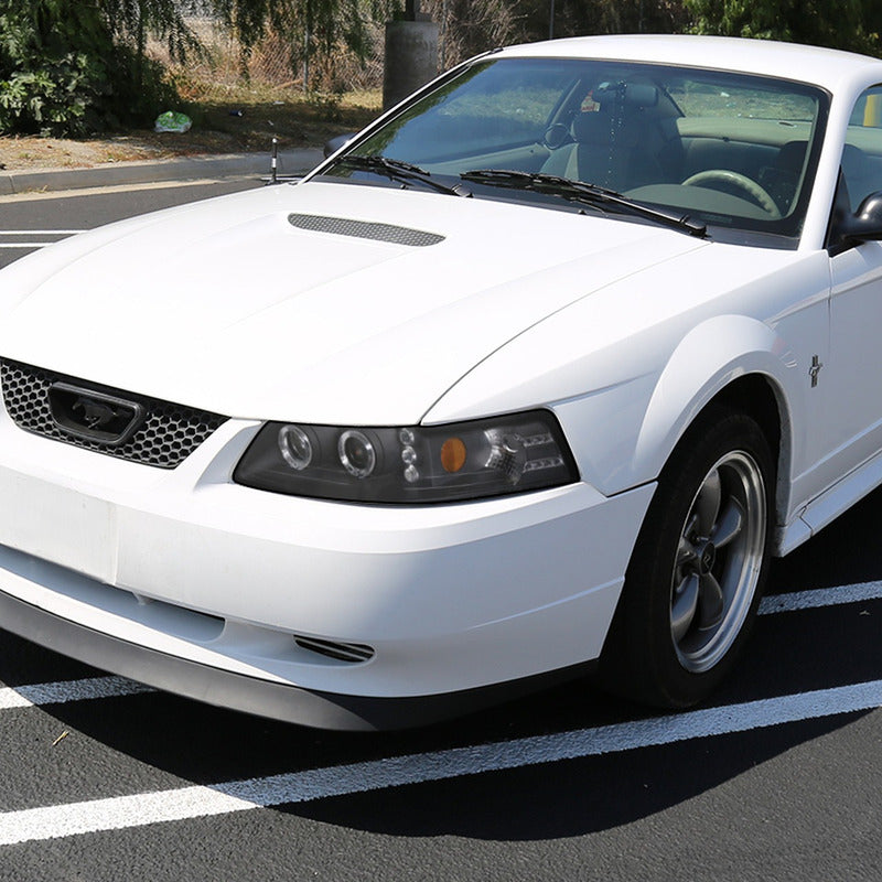 Halo Led Headlights Ford Mustang 1999 to 2004