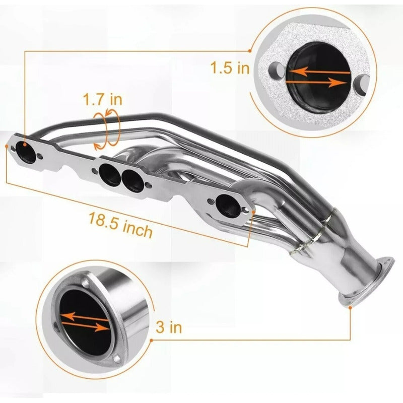 Headers Exhaust Chevrolet V8 1988 to 1997