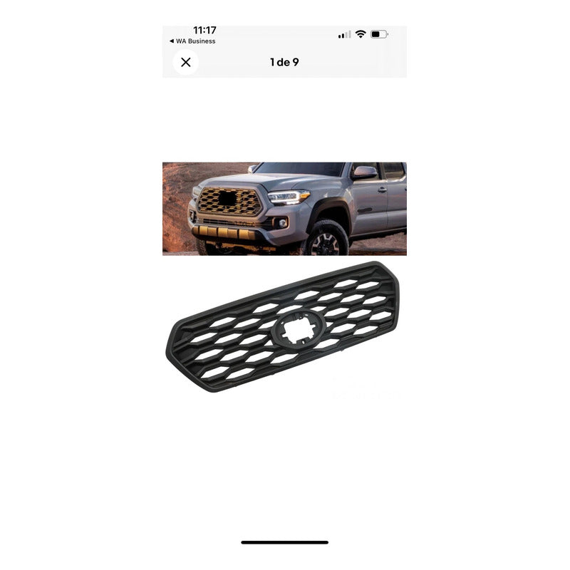 Parrilla Delantera Toyota Tacoma Trd 2016 2017 2018 A 2023 Negro Mate