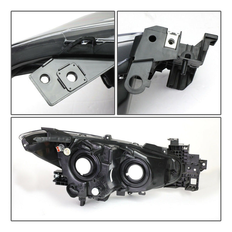 Faros Para Mazda 3 Carcasa Negra 2014 2015 2015 2016
