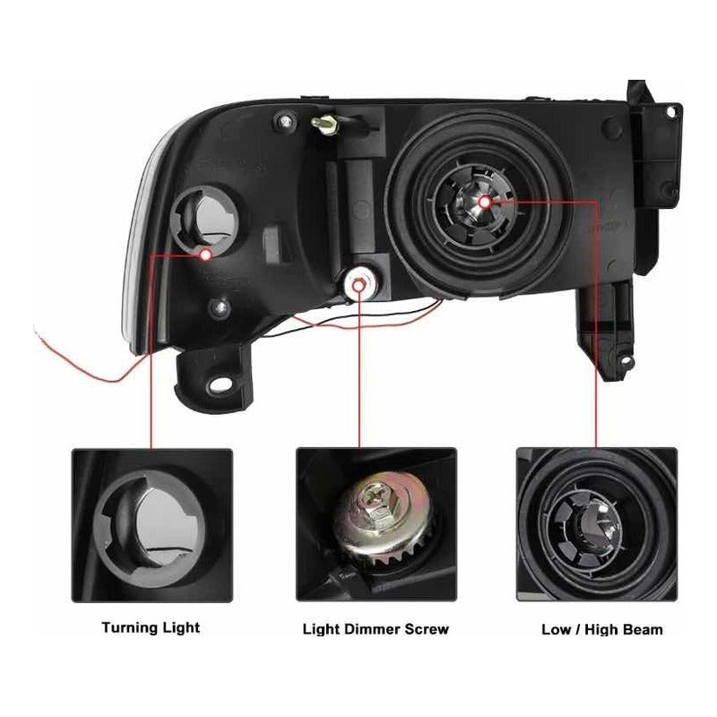Led headlights Ram 1500 1994 to 2002