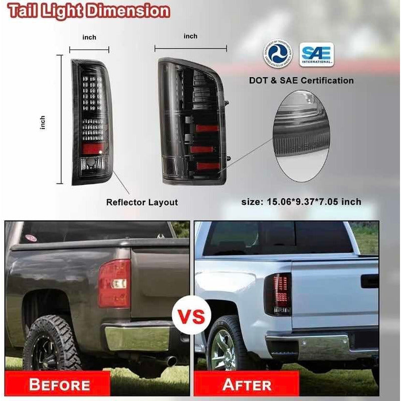 Led Skulls Chevrolet Silverado Cheyenne 1500 2007 to 2014