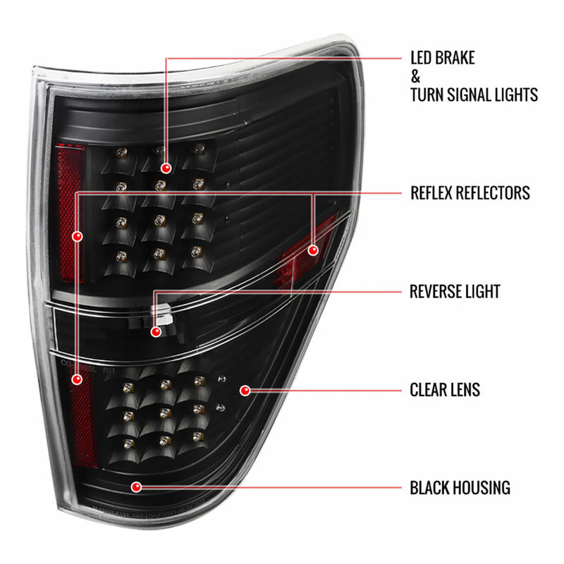 Led Skulls Ford F-150 Lobo 2009 to 2014
