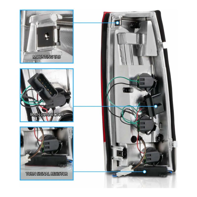 Calaveras Led Chevrolet Silverado GMC Sierra C10 Yukon 1988 a 1999