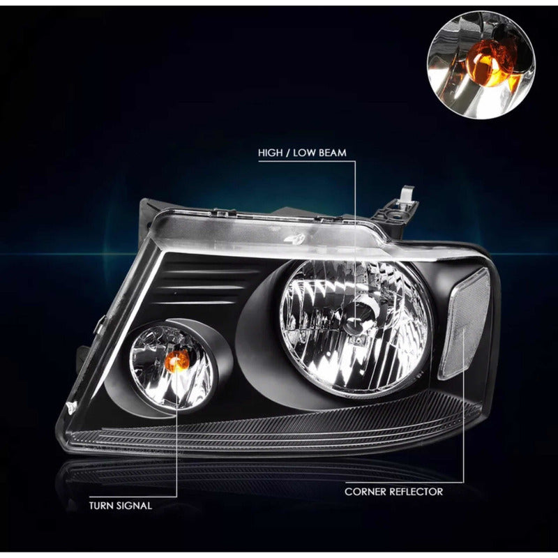 Faros Para Ford Lobo F-150 2004 2005 2006 2007 2008
