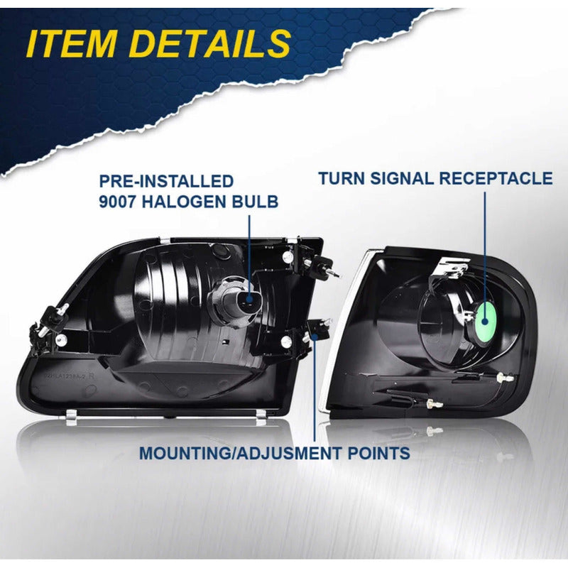 Faros Lightning F-150 Lobo 97 98 99 2000 2001 2002 2003
