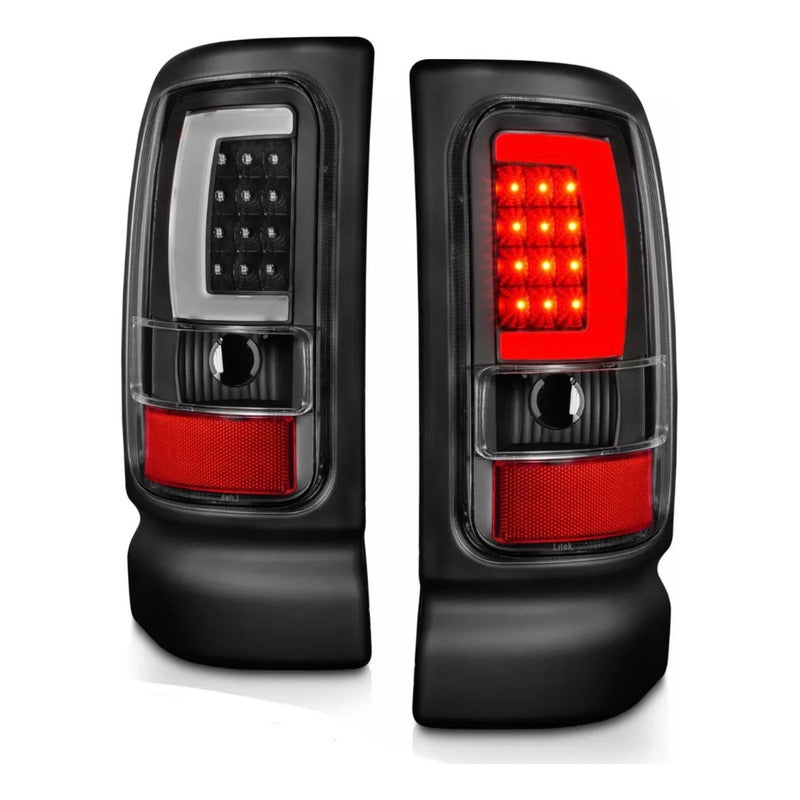 Combo Faros Y Calaveras Led Dodge Ram 1994 A 2001