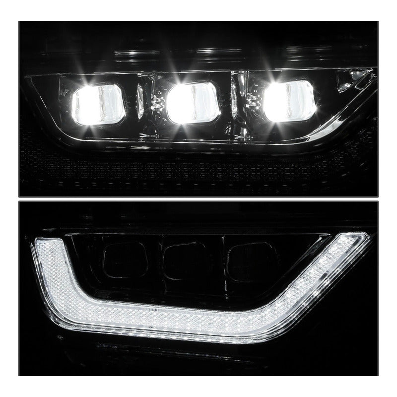 Faros Antiniebla Led Drl F-150 Lobo 2021 2022 2023 Transparente