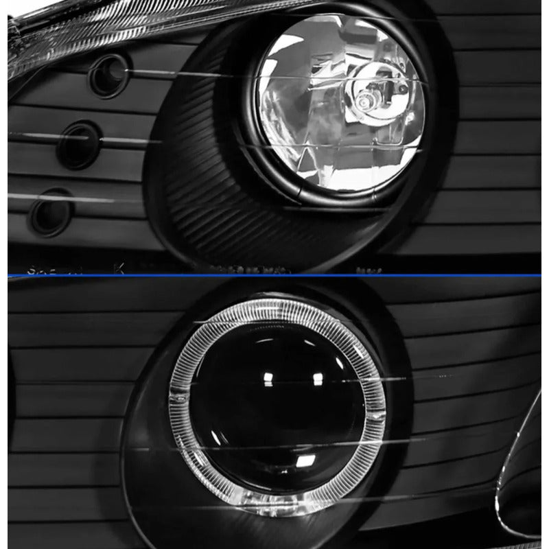 Par Faros Led Halo Mitsubishi Eclipse 1995 1996 Ambos Lados