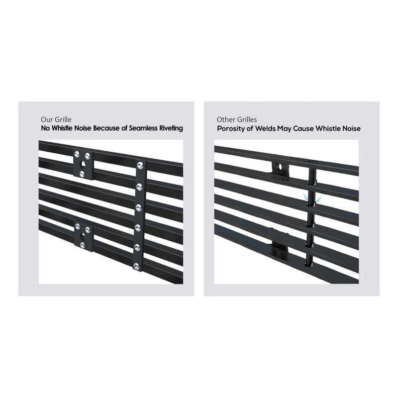 Parrilla Delantera Chevy Silverado 2500 3500 2005 2006 Negro Brillante