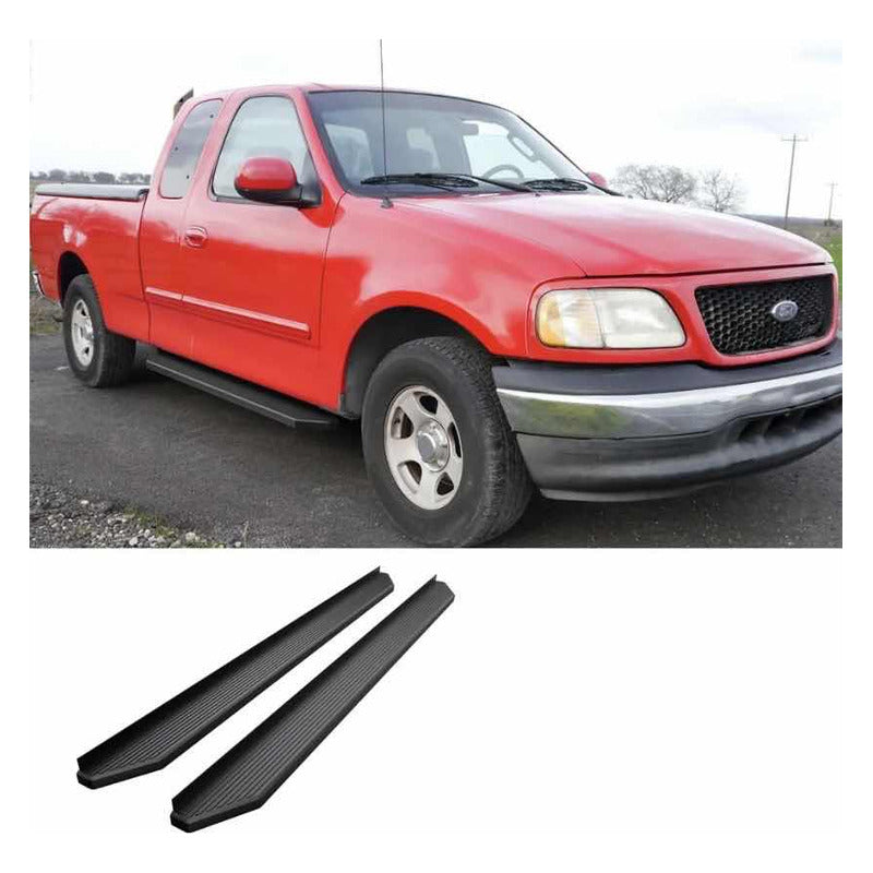 Estribos Negros F-150 Lobo F-250 1999 2000 2001 A 2003