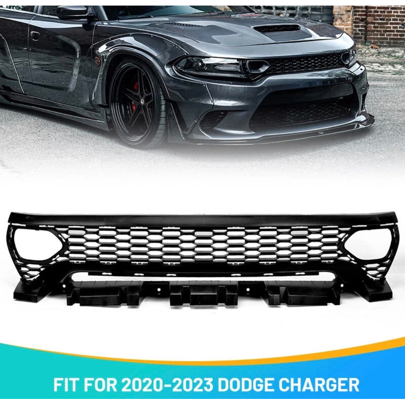 Parrilla Delantera Dodge Charger Srt 2020 2021 A 2023 Negro Brillante