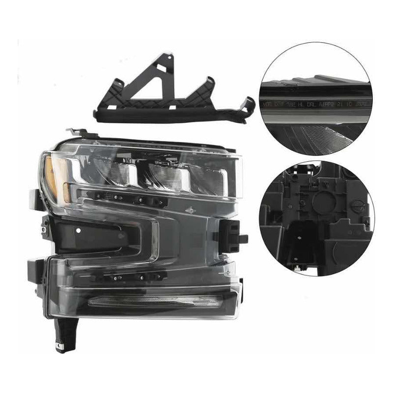 Right LED Headlight Chevrolet Silverado 1500 2019 to 2021