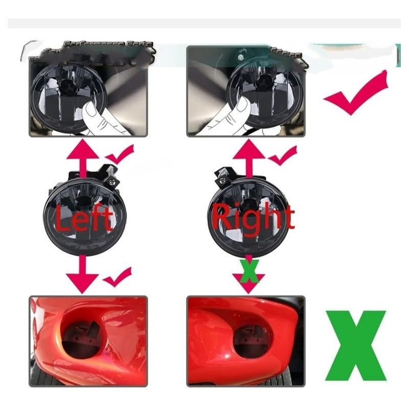 Fog Lights Dodge Dakota 2001 to 2004