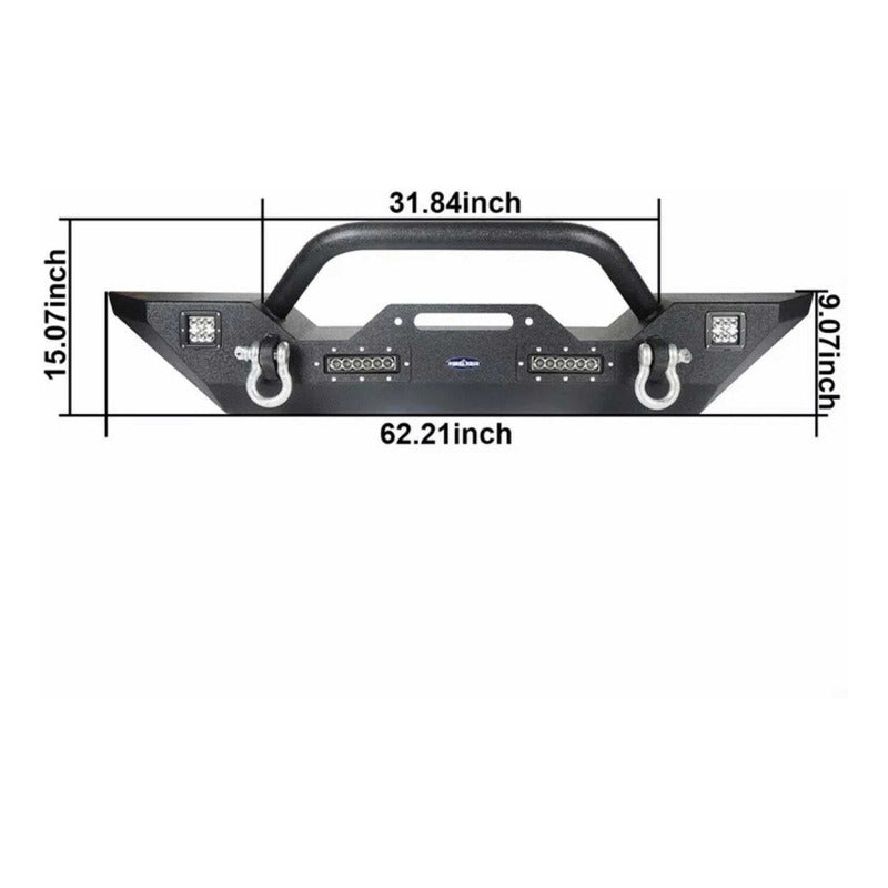 Defensa Winch Para Wrangler Jk 2008 2009 2010 2011 A 2018