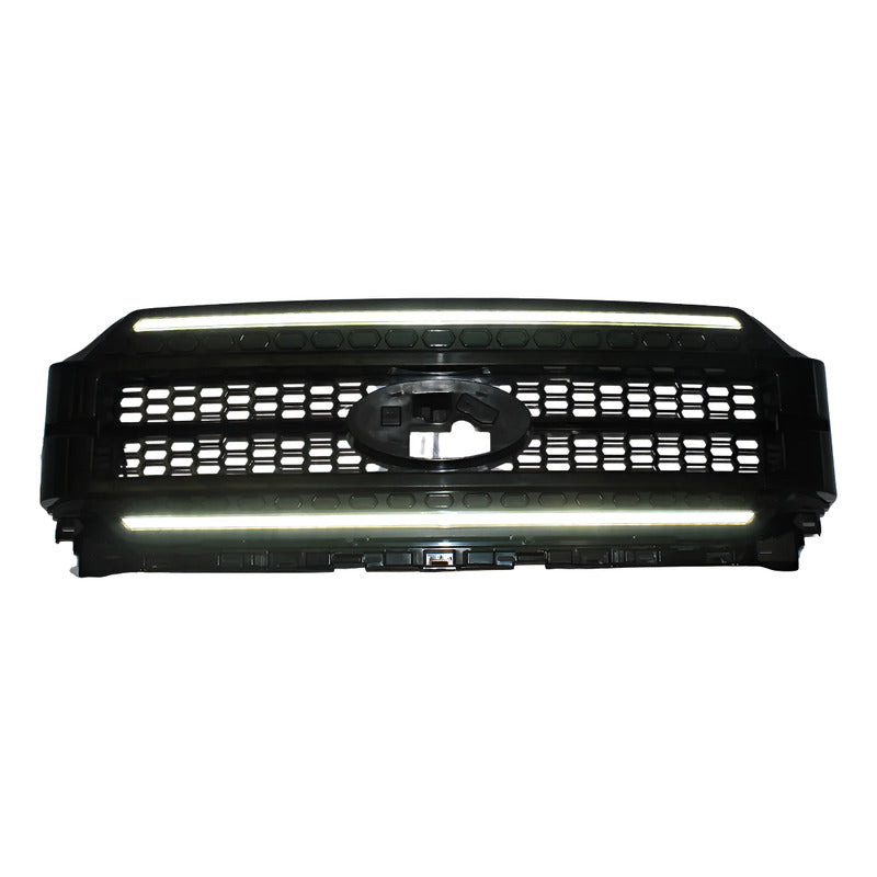 Parrilla Ford F-150 Lobo Drl Negro 2021 2022 2023 2024 Brillante