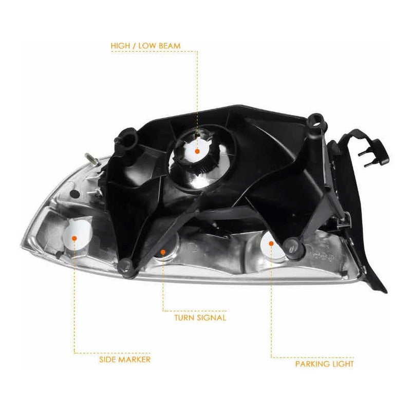 Dodge Dakota Durango headlights 1997 to 2004