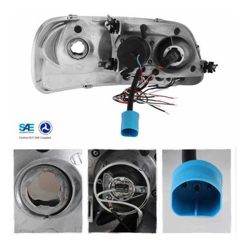 Faros Led Lobo F-150 1997 1998 1999 2000 2001 2002 2003