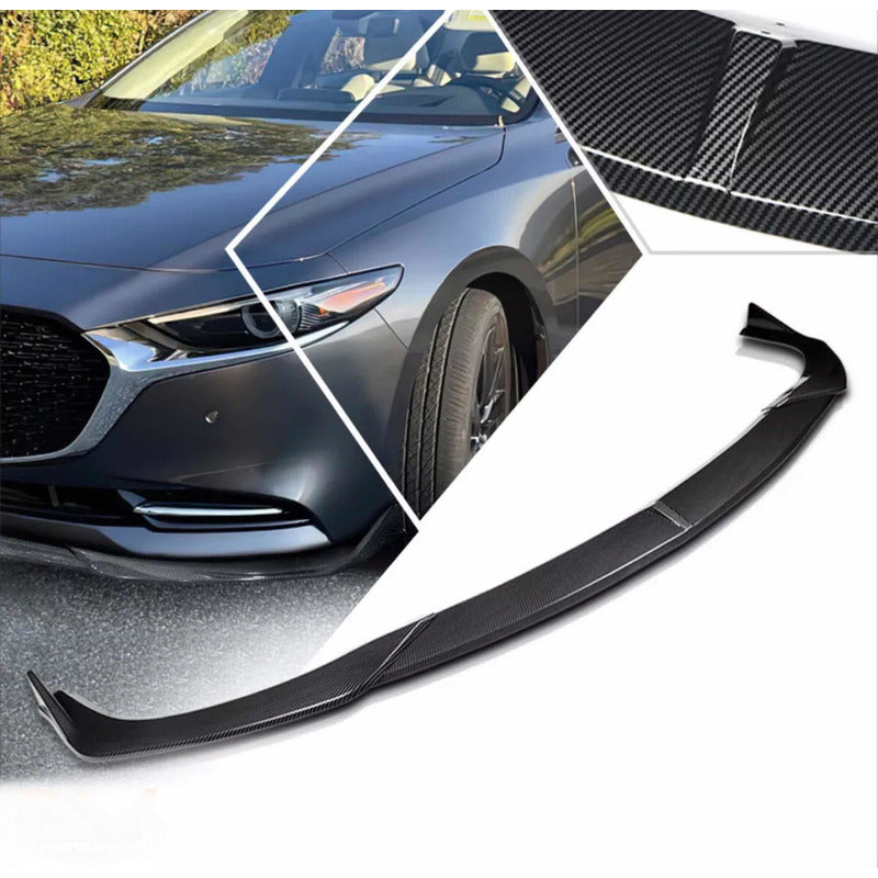 Carbon Fiber Lip Mazda 3 2019 to 2021