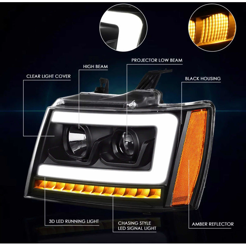 Faros Led Tahoe/suburban 2007-08-09-2010-2011-2012-2013-2014