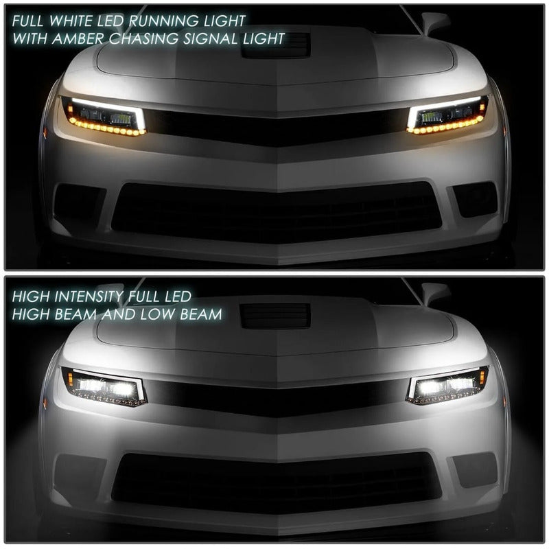 Led Headlights Drl Camaro 2014 2015