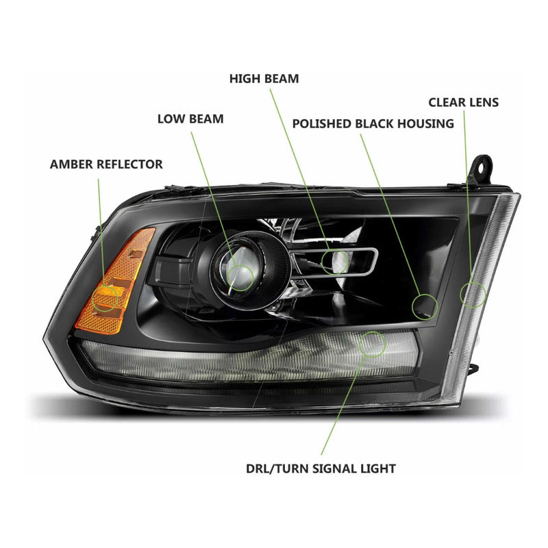 Ram LED Headlights 2009 to 2017