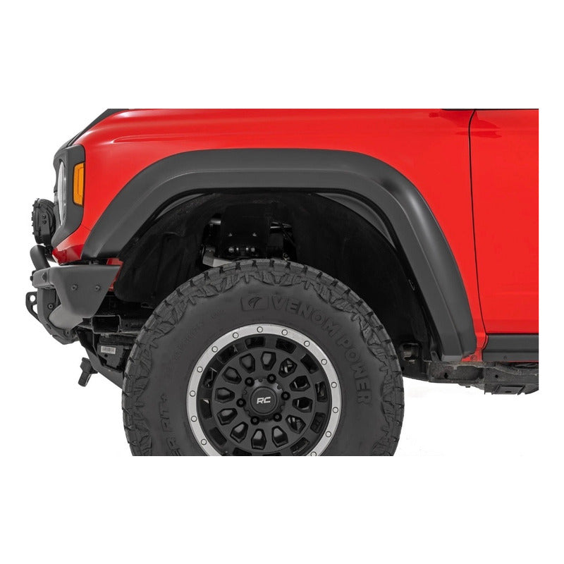 Cantoneras Laterales Rough Country Bronco 2021 A 2025 Negro