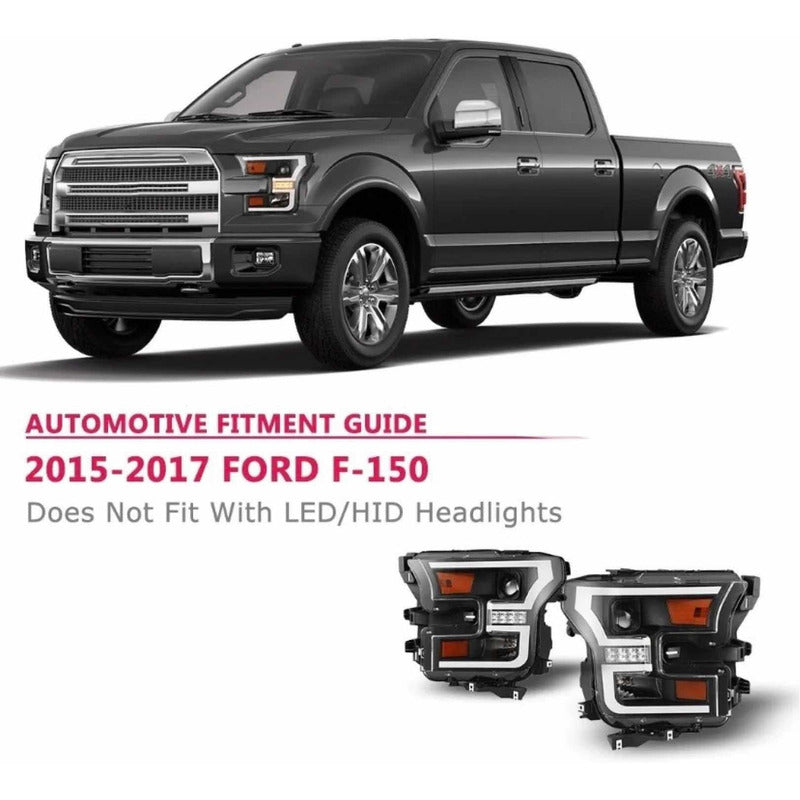 Faros Led Ford F-150 Lobo 2015 2016 2017 Izquierdo