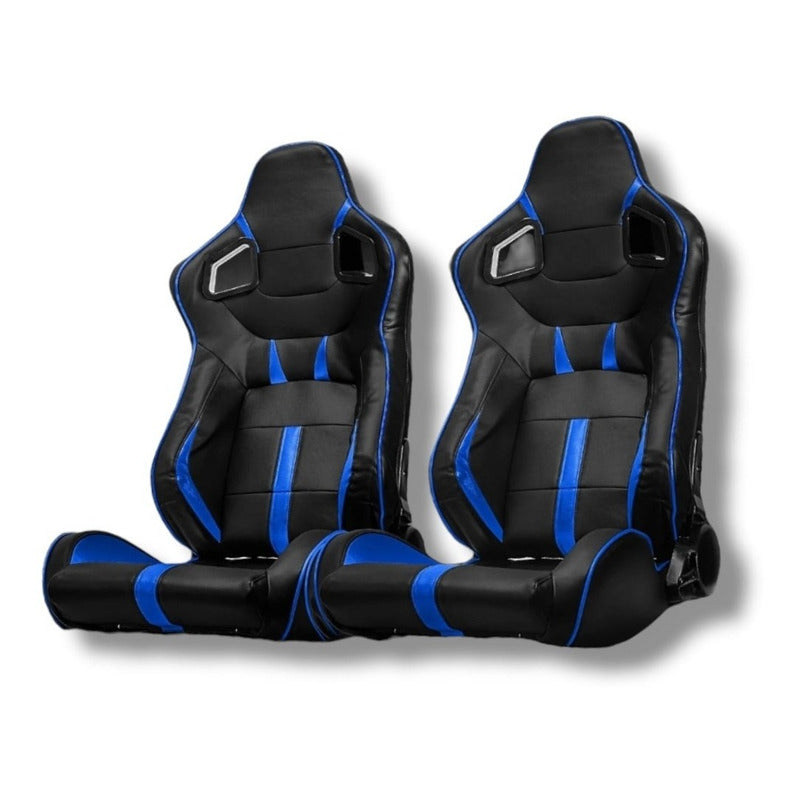 Universal Reclining Racing Seats with Adjustment Slider