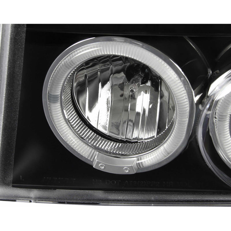 Faros Ojo Angel Led F-150 Bronco 1992 1993 1994 1995 1996