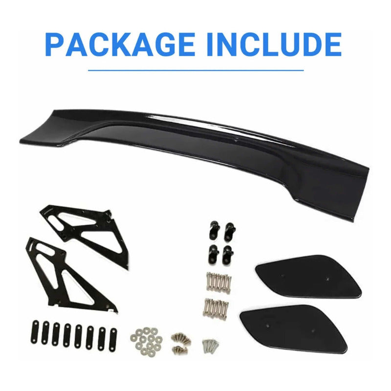 Spoiler Alerón Abs Universal Gt 57 Mustang Camaro Bmw Audi