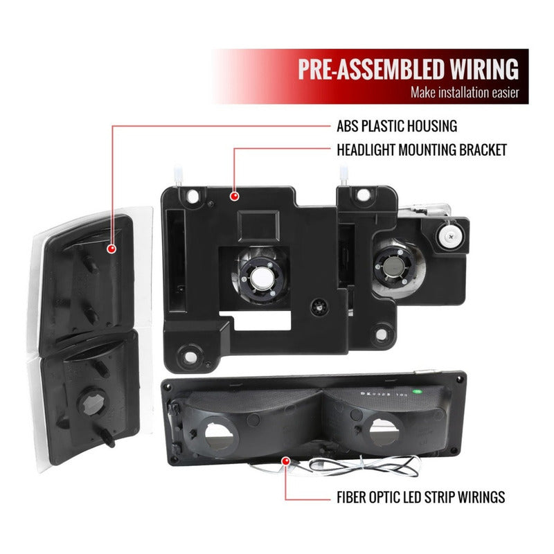 Led headlights Chevrolet C10 1994 to 1998