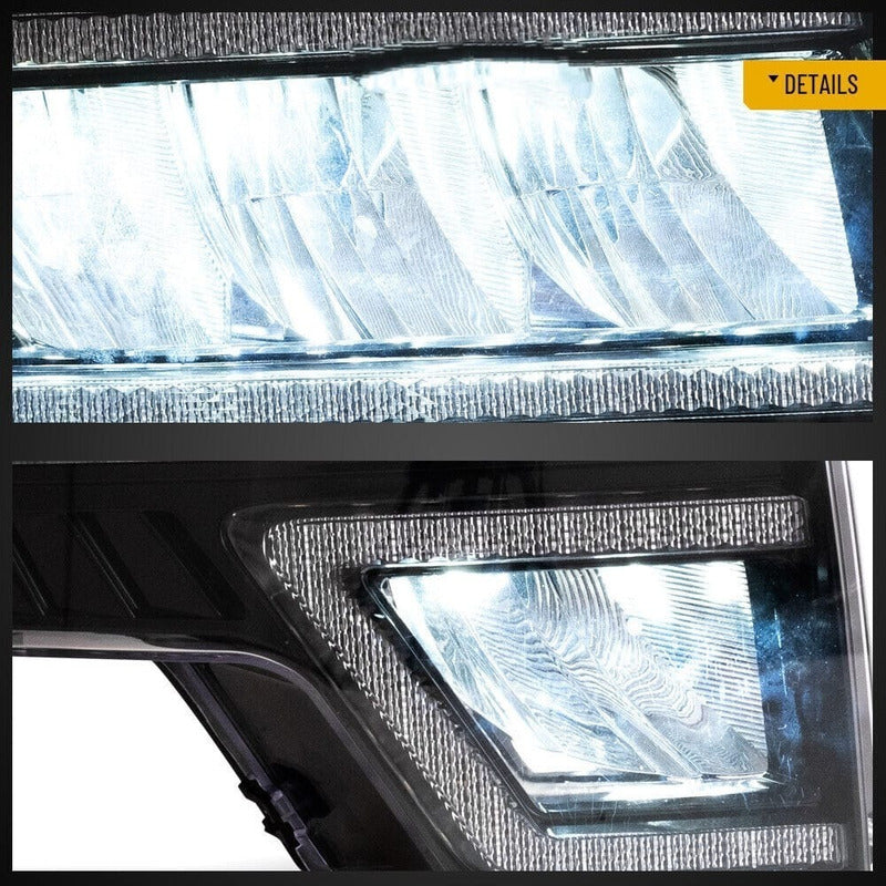 Led Drl Headlights Ford F-150 Raptor 2009 to 2014
